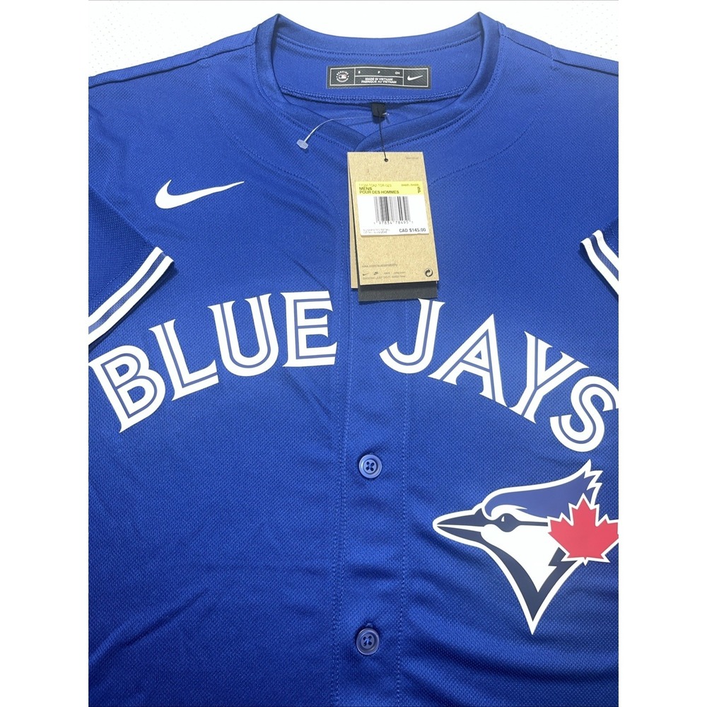 Nike Authentic Toronto Blue Jays MLB Baseball Royal Blue Jersey Men's Size: S